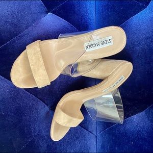 Steve Madden CHEERS sz5.5 suede nude